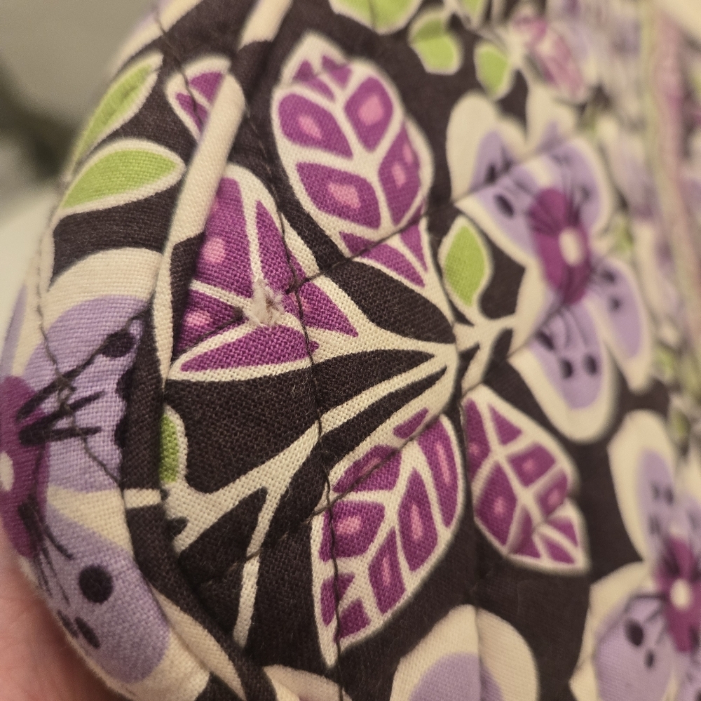 Vera Bradley Purple Foral Laptop Sleeve - Picture 3 of 7